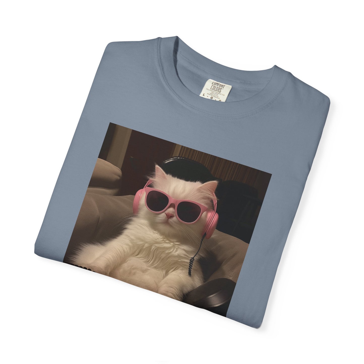 Lo-Fi Vibes Cat Graphic