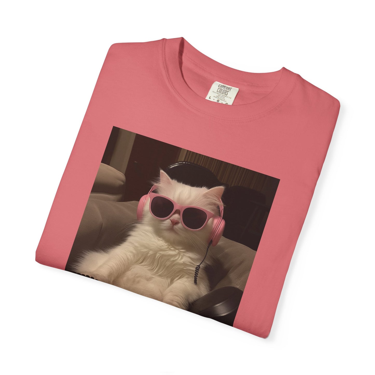 Lo-Fi Vibes Cat Graphic