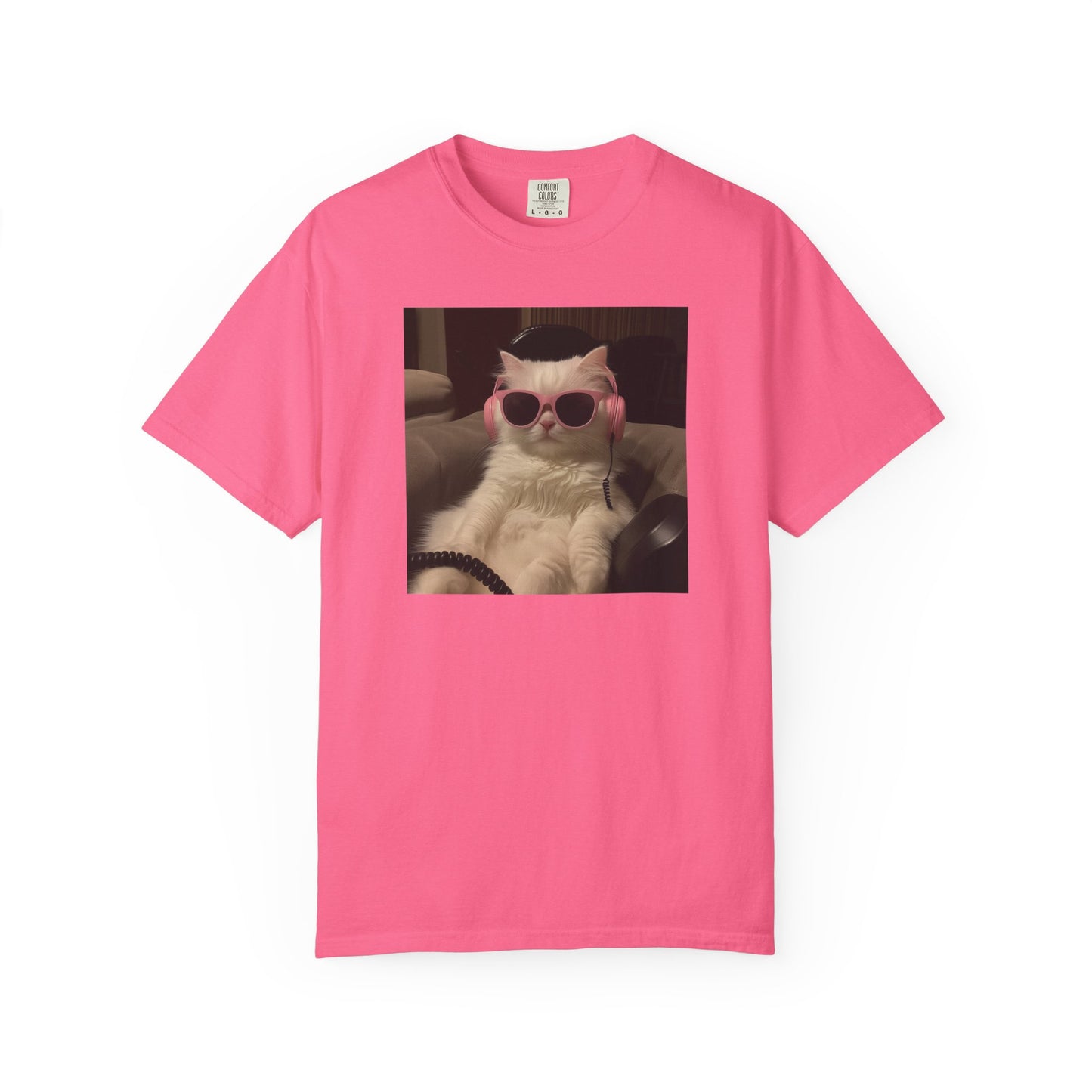 Lo-Fi Vibes Cat Graphic