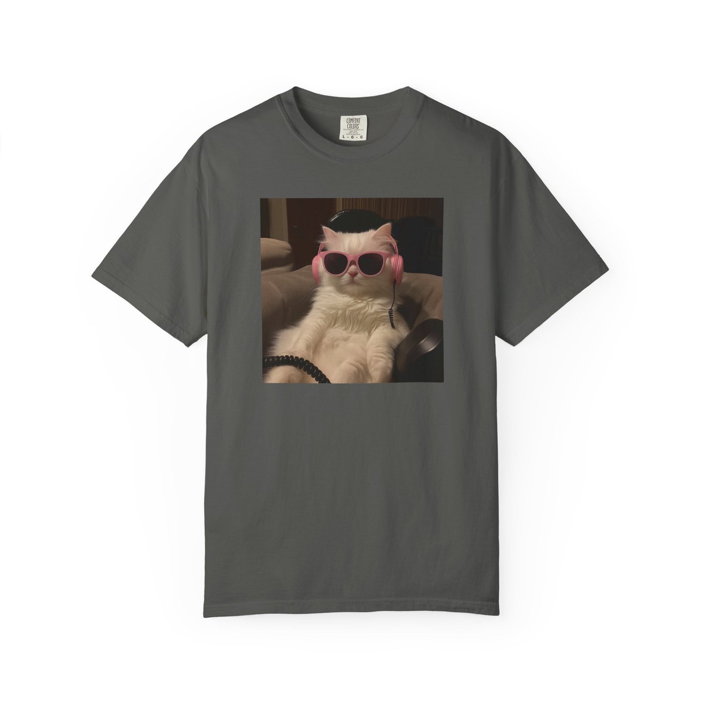 Lo-Fi Vibes Cat Graphic