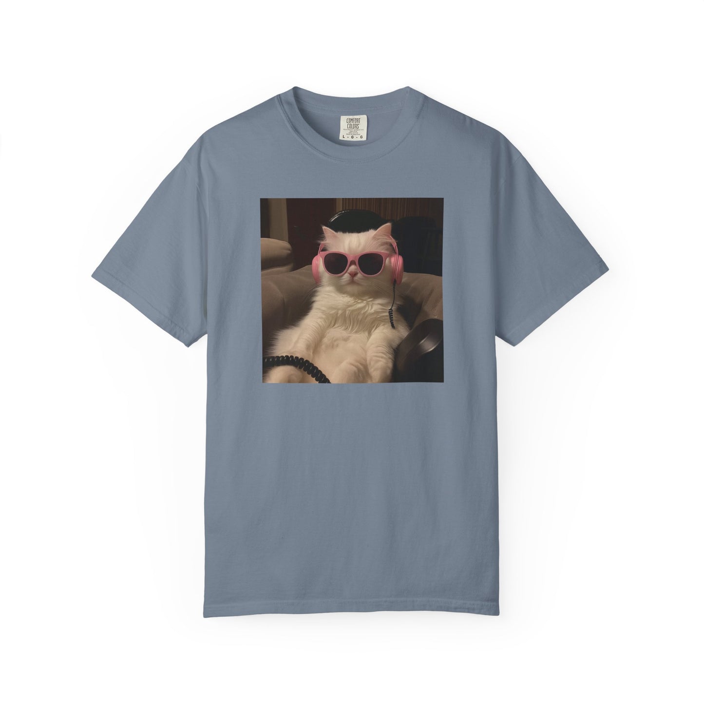 Lo-Fi Vibes Cat Graphic
