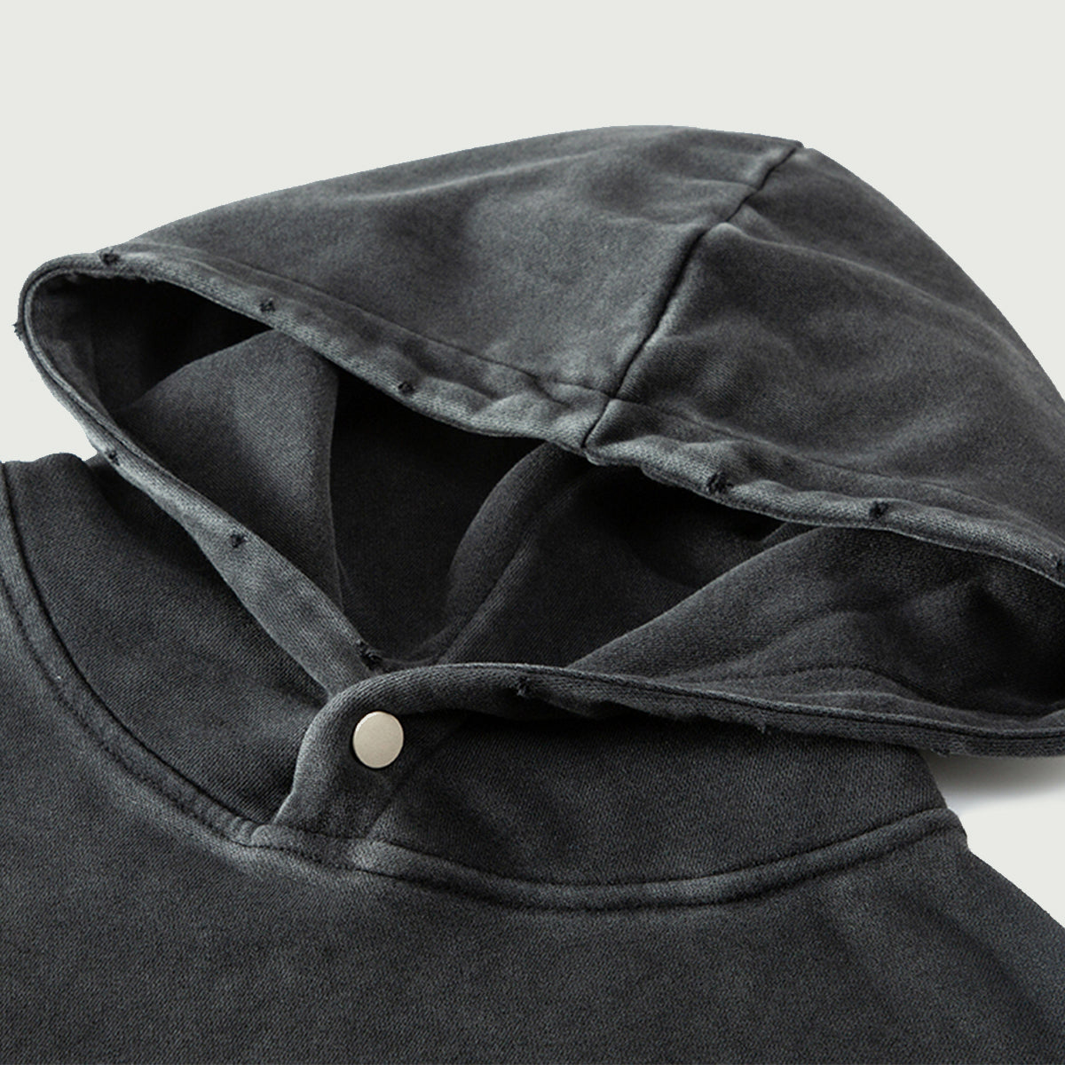 Streetwise Snap Collar Hoodie