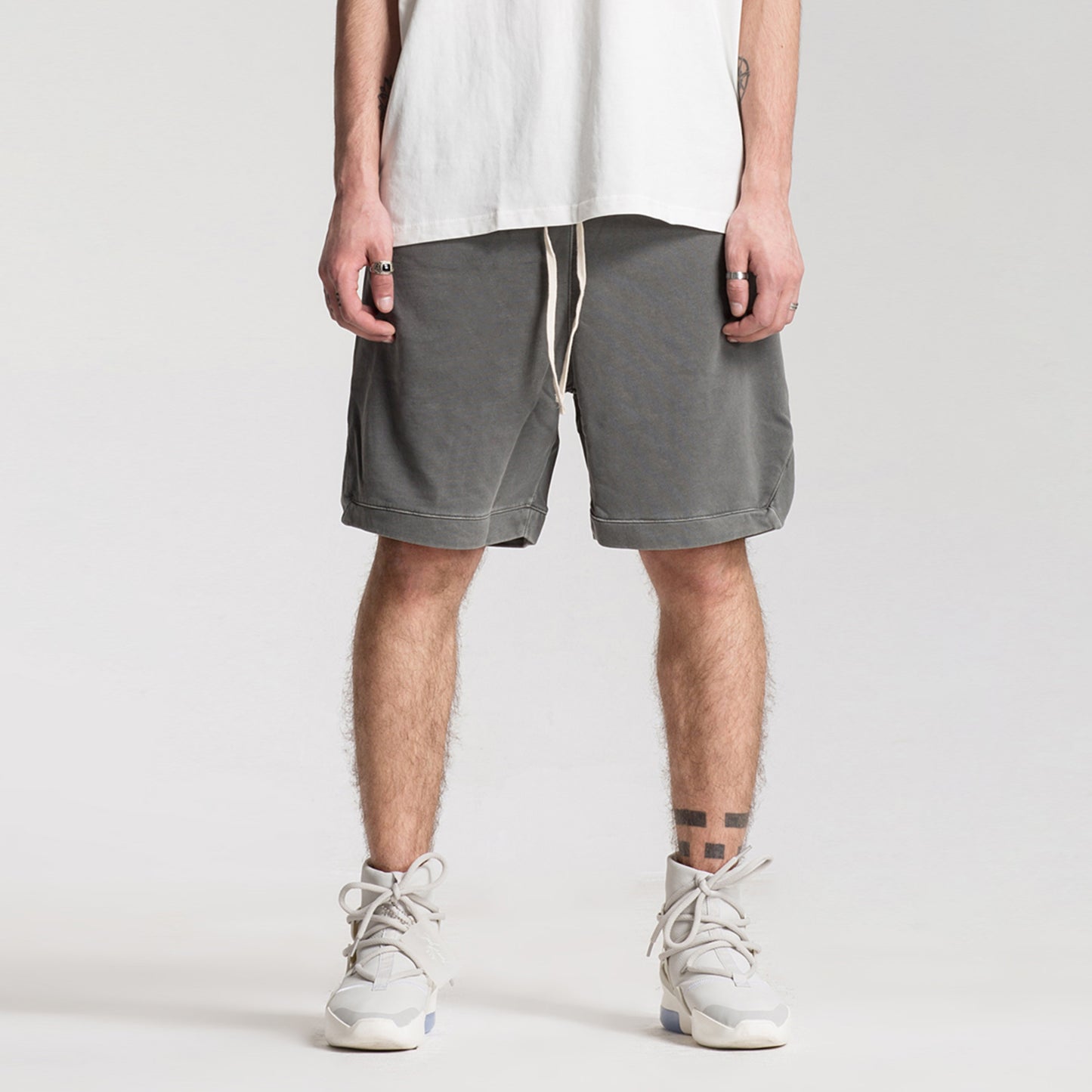 SunChill Clipped Hem Sweatshorts