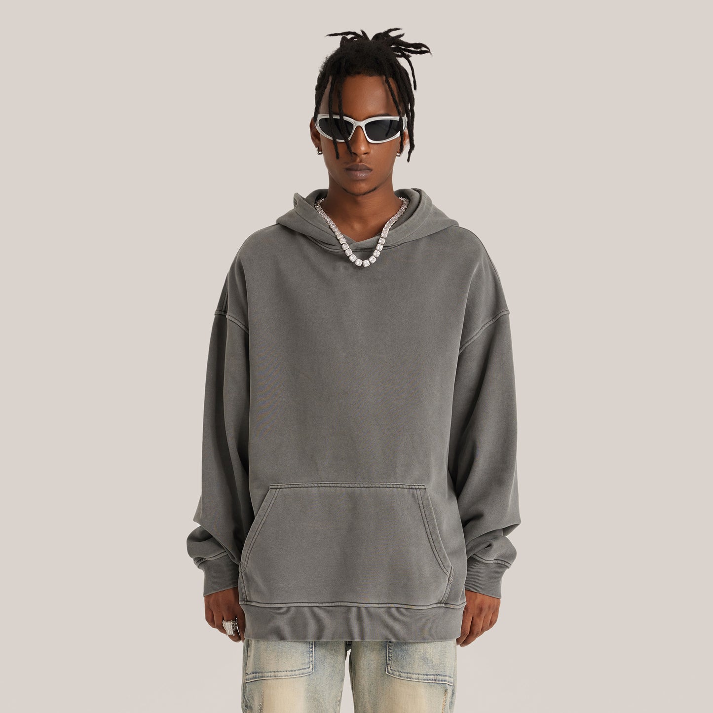 Heavyweight Oversized Retro Hoodie