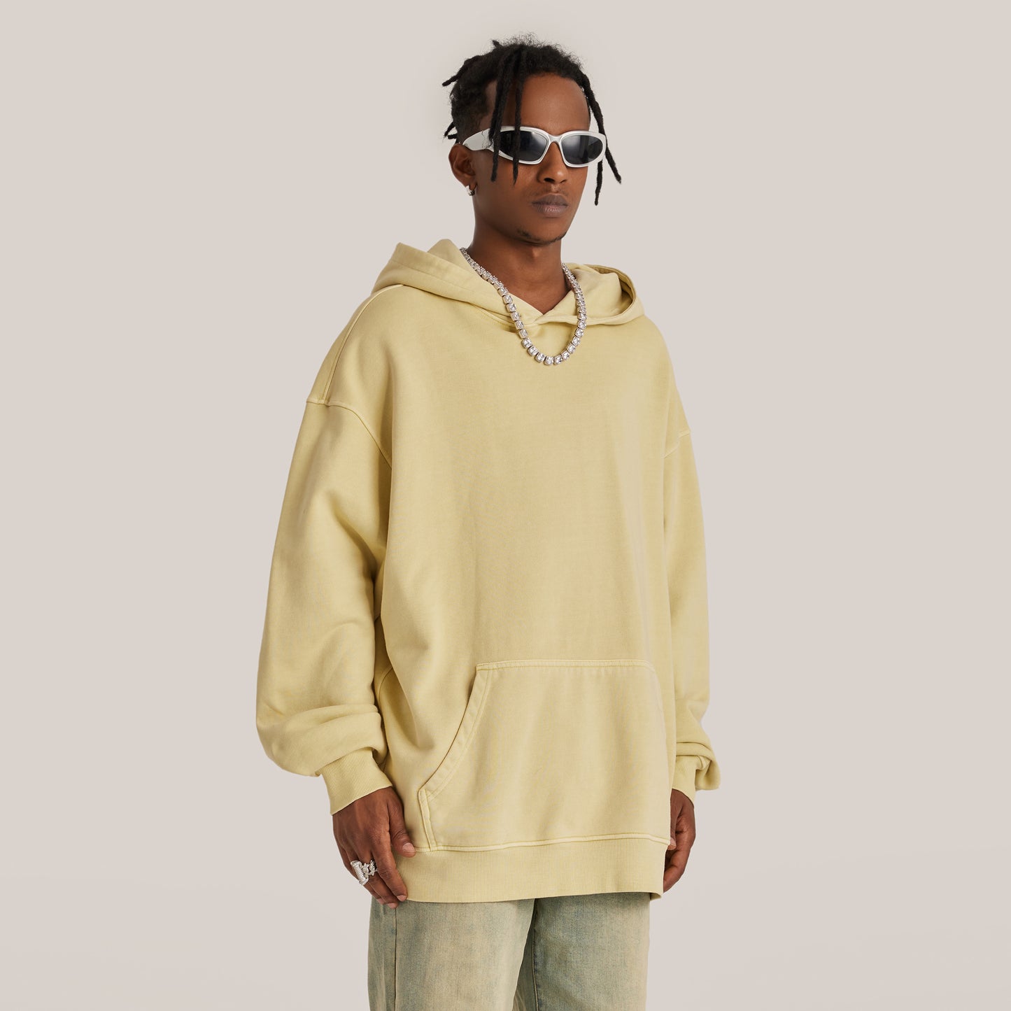 Heavyweight Oversized Retro Hoodie