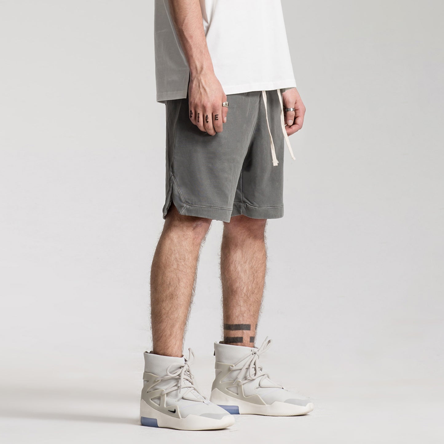 SunChill Clipped Hem Sweatshorts