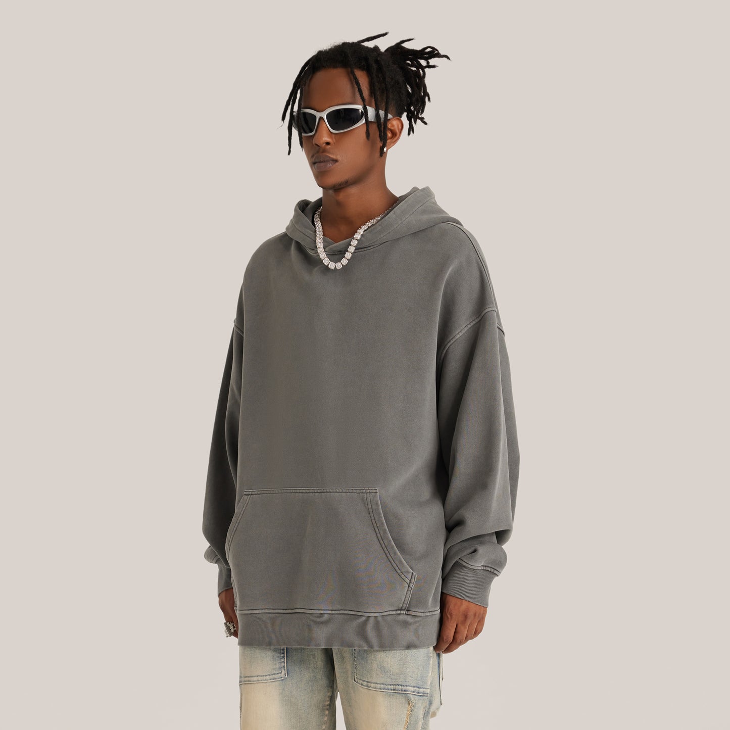 Heavyweight Oversized Retro Hoodie