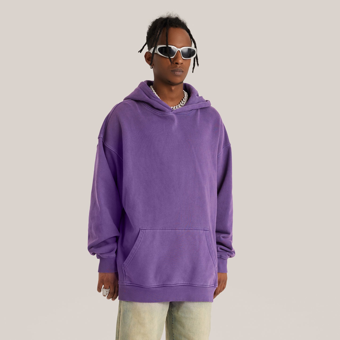 Heavyweight Oversized Retro Hoodie