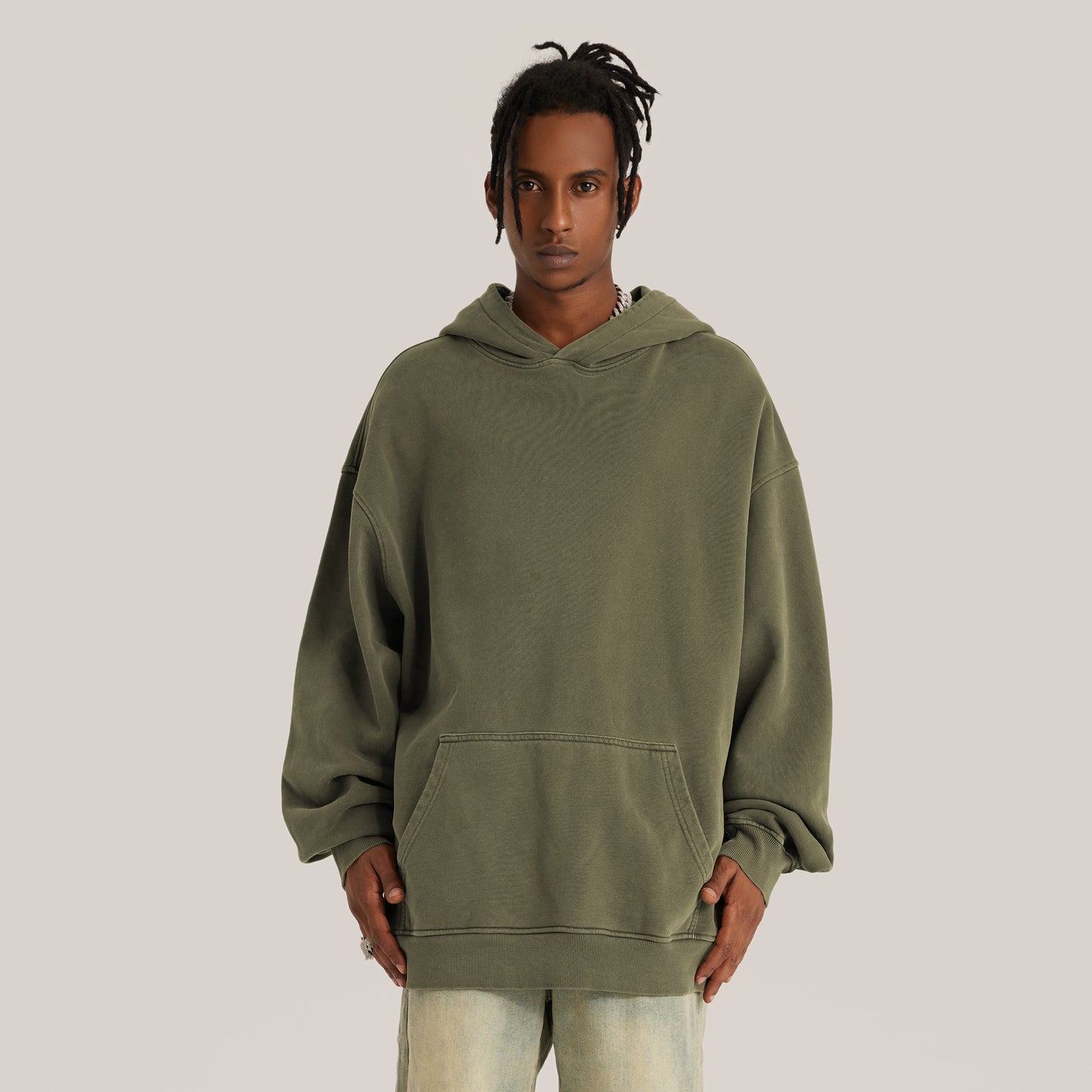 Heavyweight Oversized Retro Hoodie