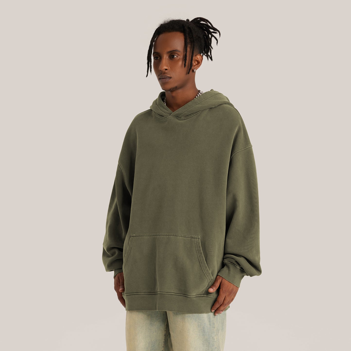 Heavyweight Oversized Retro Hoodie