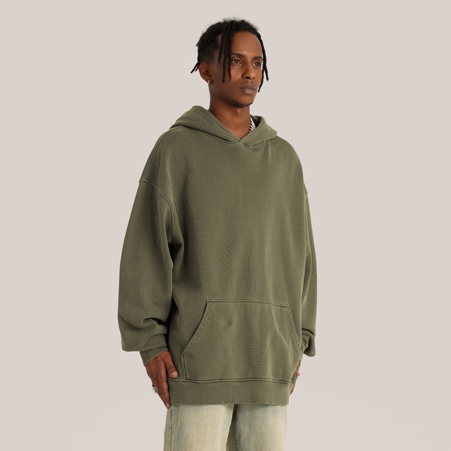 Heavyweight Oversized Retro Hoodie