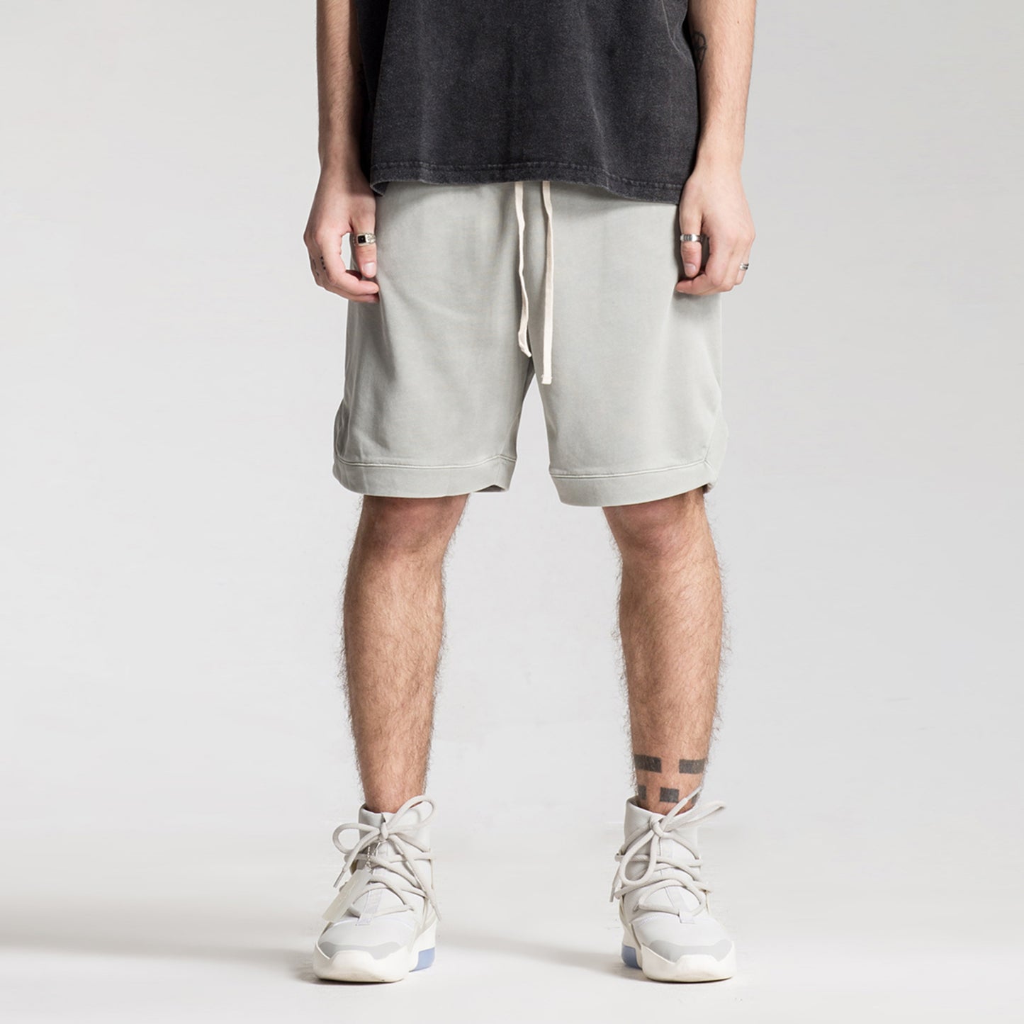 SunChill Clipped Hem Sweatshorts