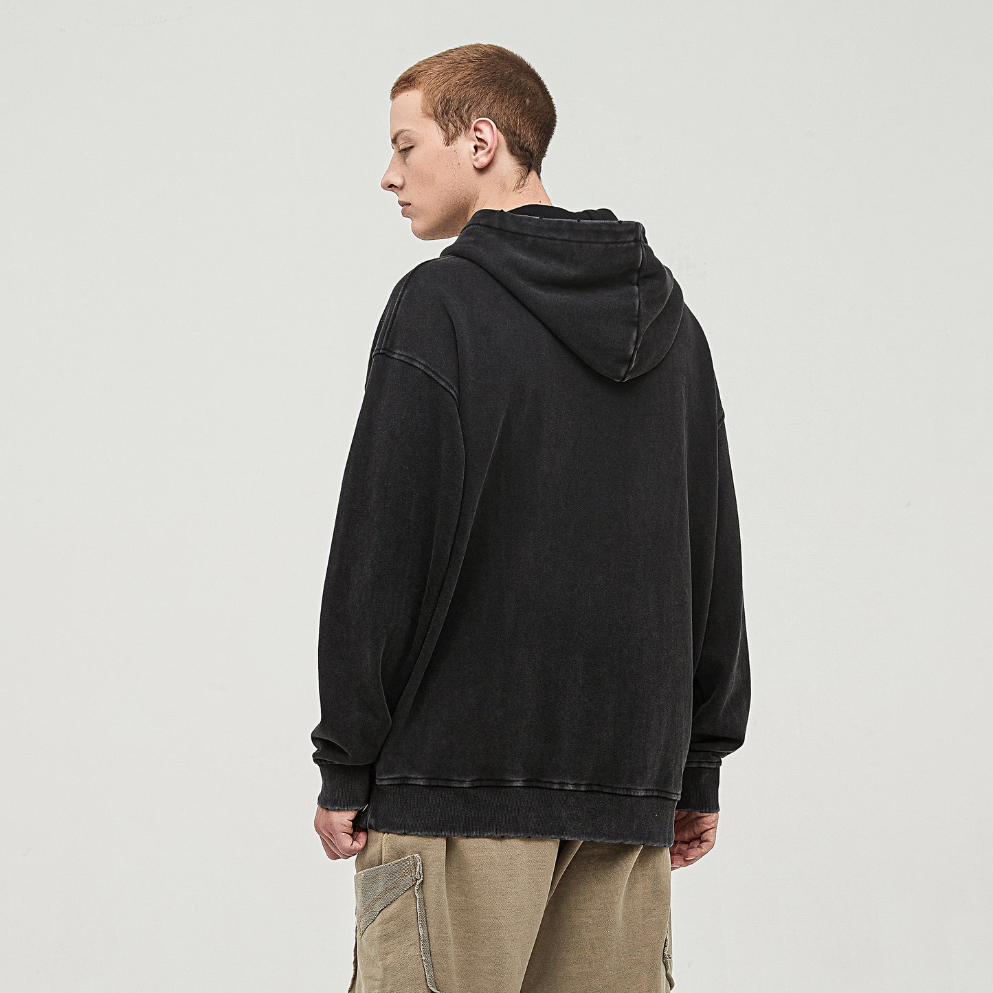 Streetwise Snap Collar Hoodie