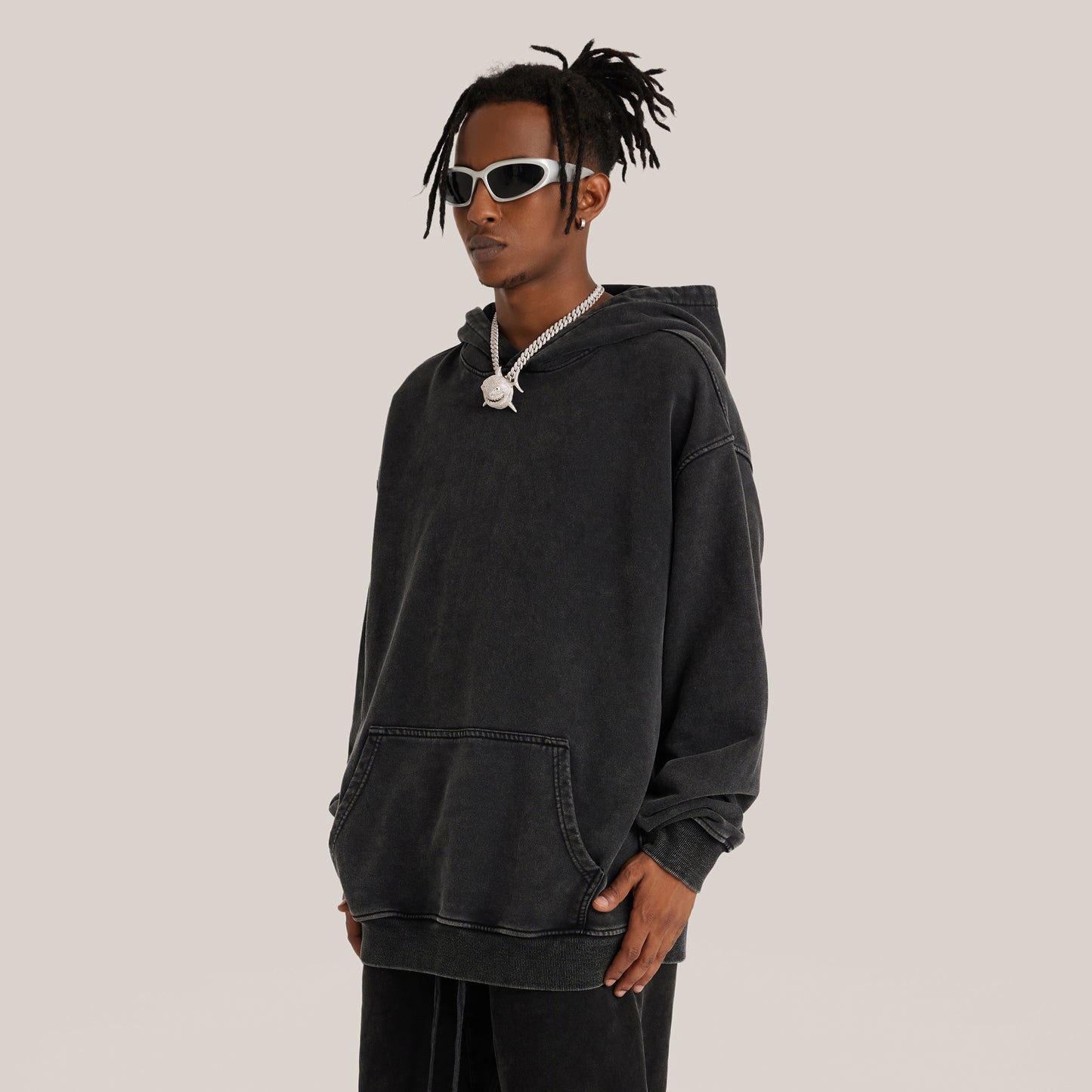 Heavyweight Oversized Retro Hoodie