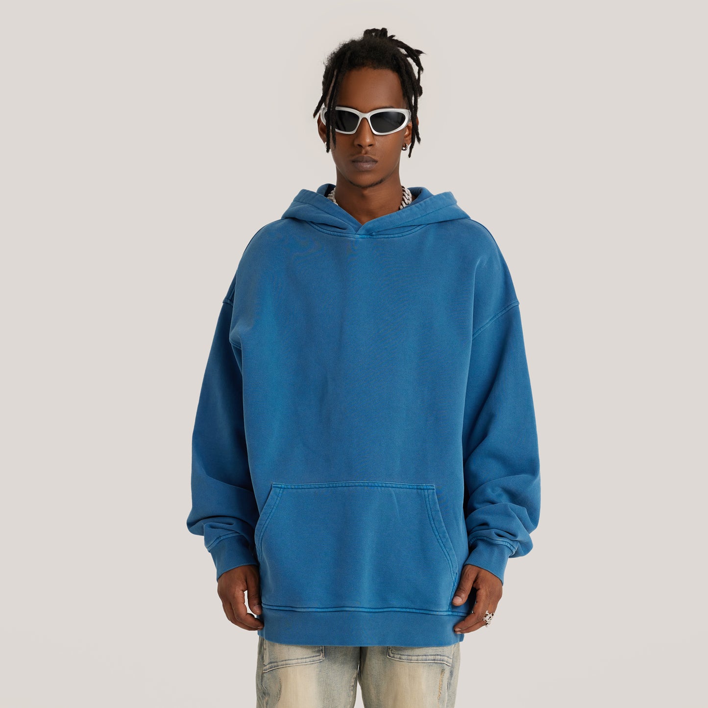 Heavyweight Oversized Retro Hoodie