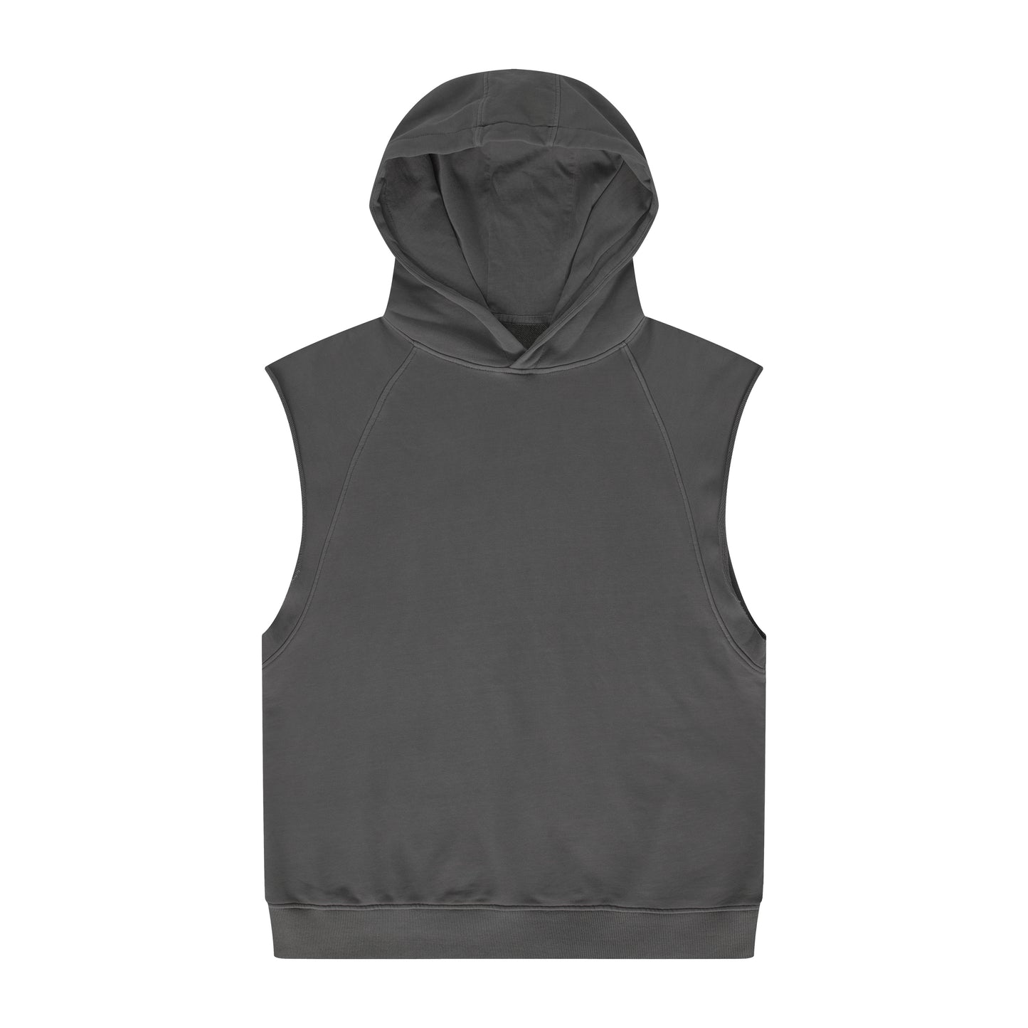 Oversized Vintage Sleeveless Hoodie