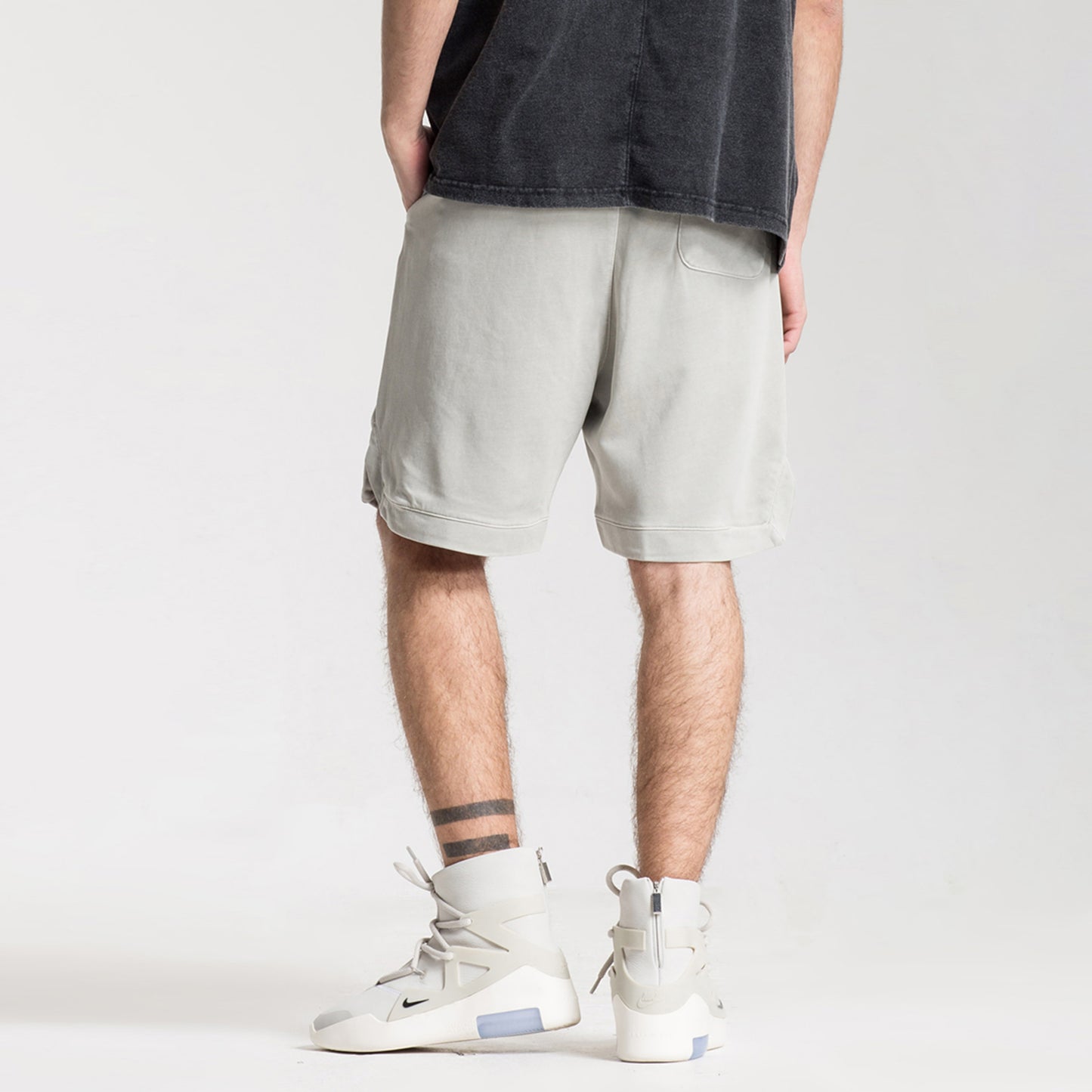 SunChill Clipped Hem Sweatshorts