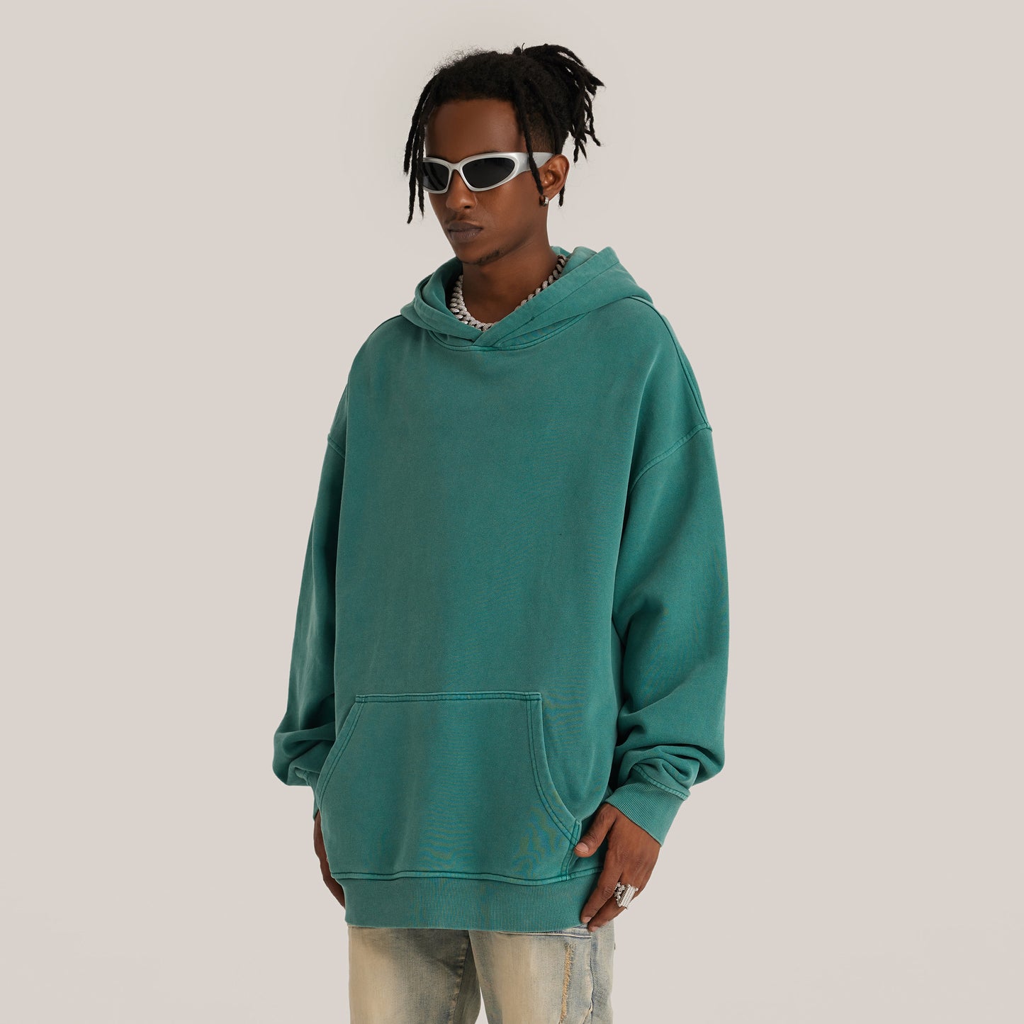 Heavyweight Oversized Retro Hoodie