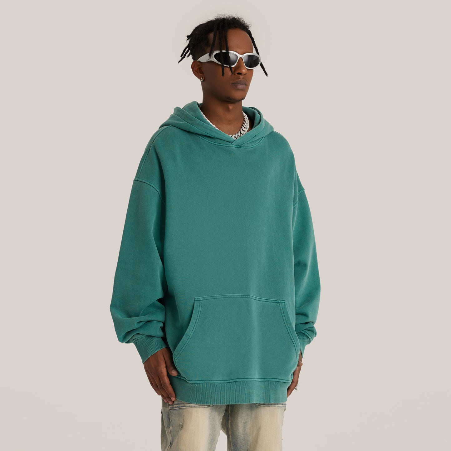 Heavyweight Oversized Retro Hoodie