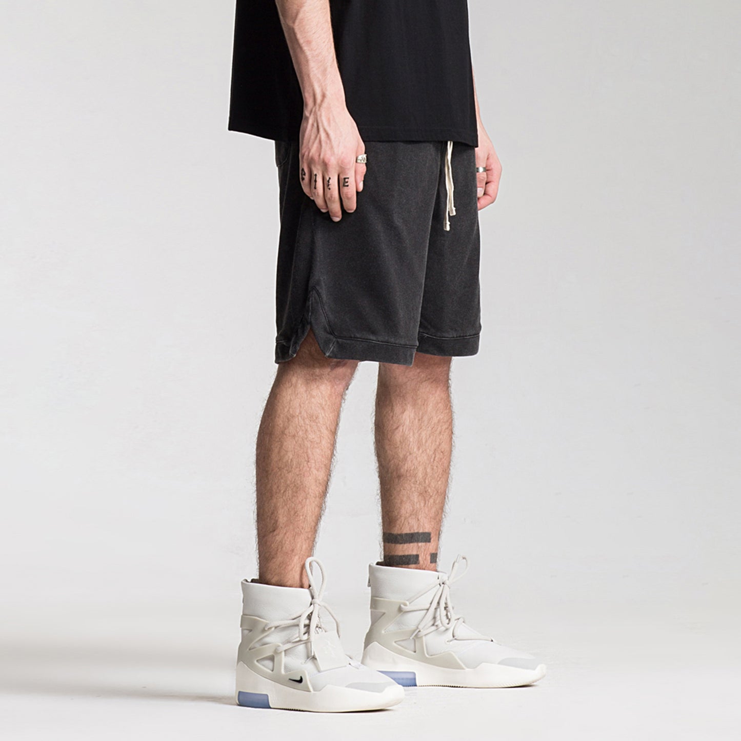 SunChill Clipped Hem Sweatshorts