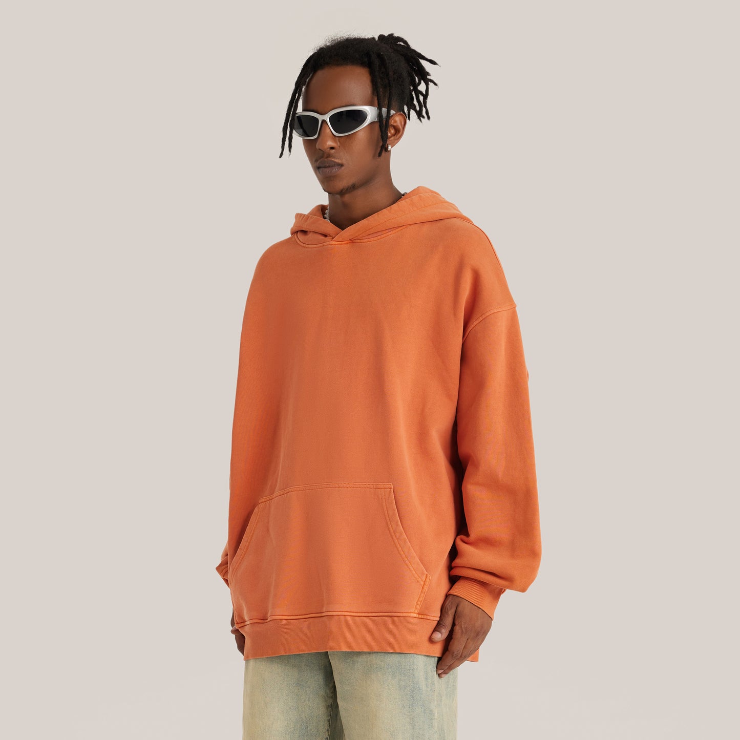 Heavyweight Oversized Retro Hoodie