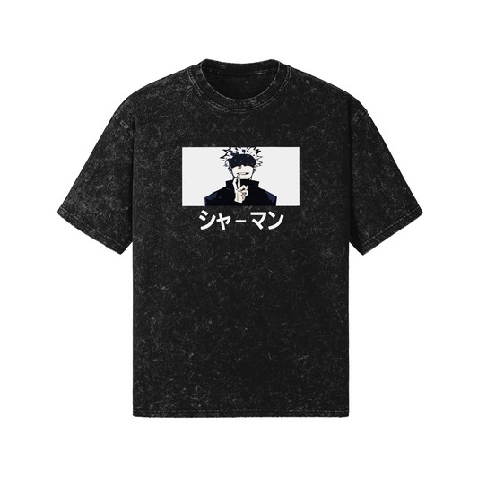 JJK Satoru Gojo Raw Vintage Tee