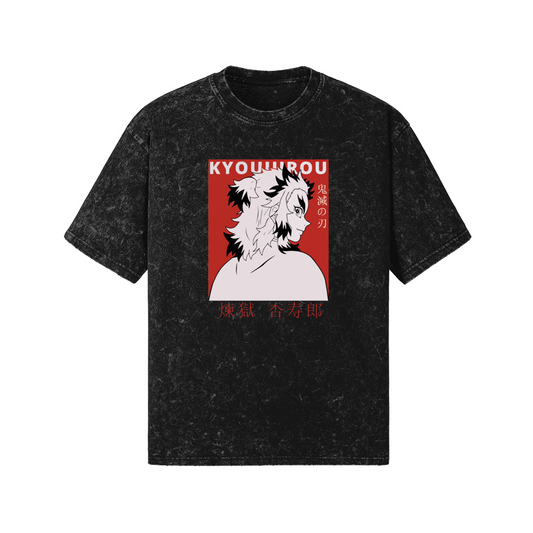 Kyojuro Rengoku Raw Vintage Tee