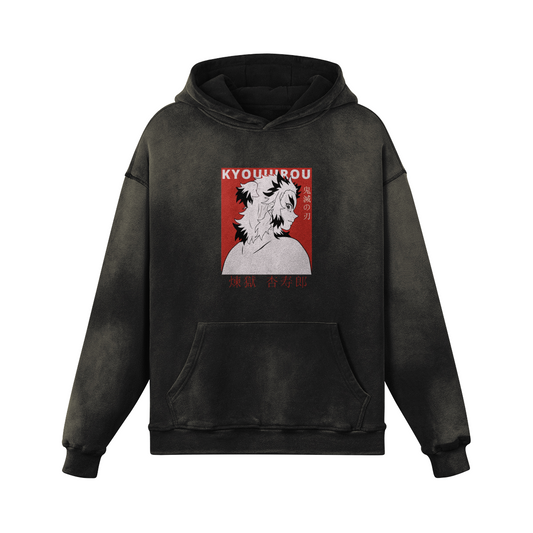 Kyojuro Rengoku Vintage Hoodie