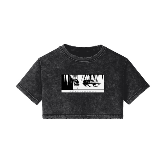 Levi Ackerman v2 Vintage Cropped Tee