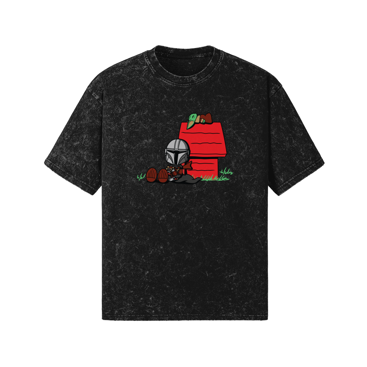 Mandalorian Snoopy Raw Vintage Tee