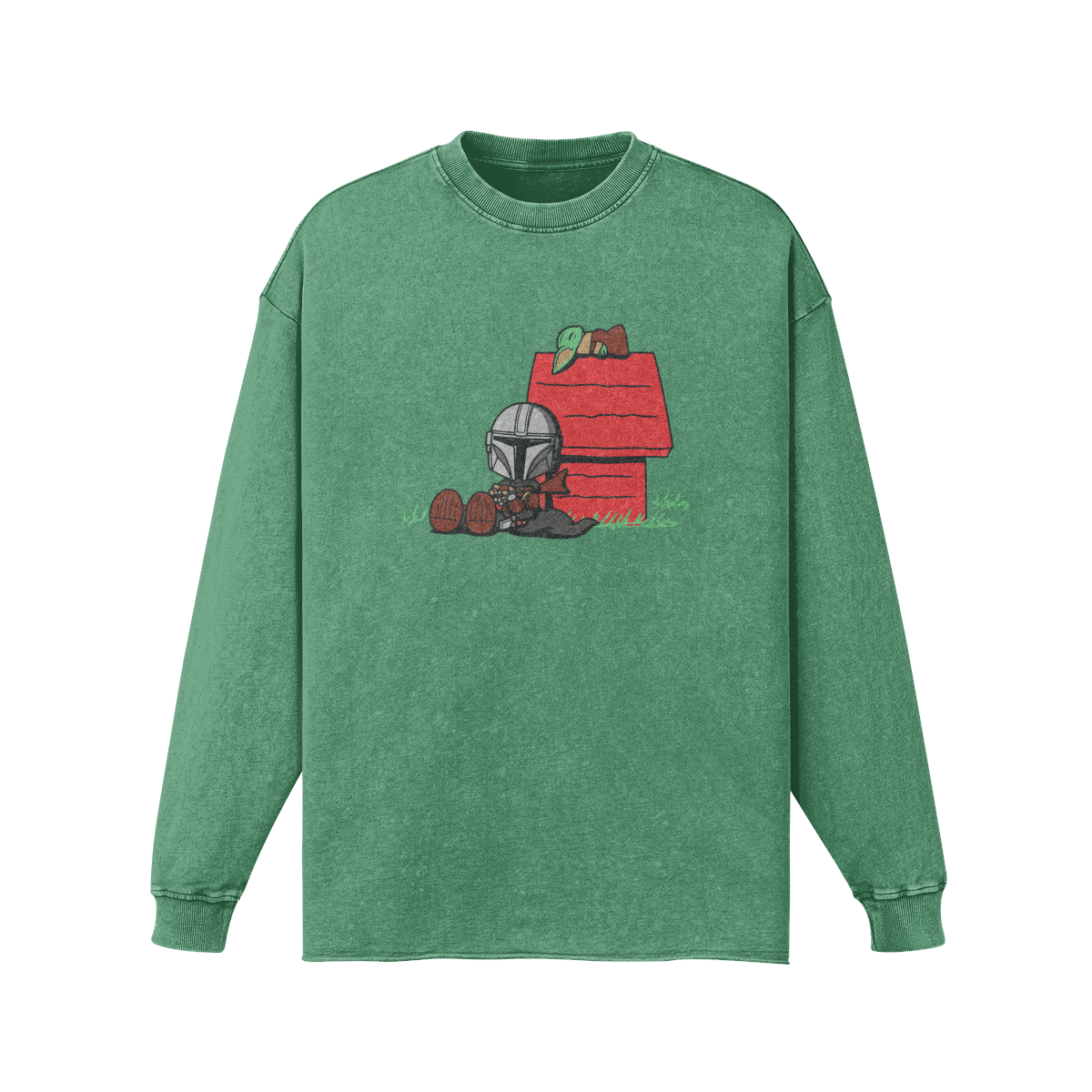 Mandalorian Snoopy Vintage Long Sleeve