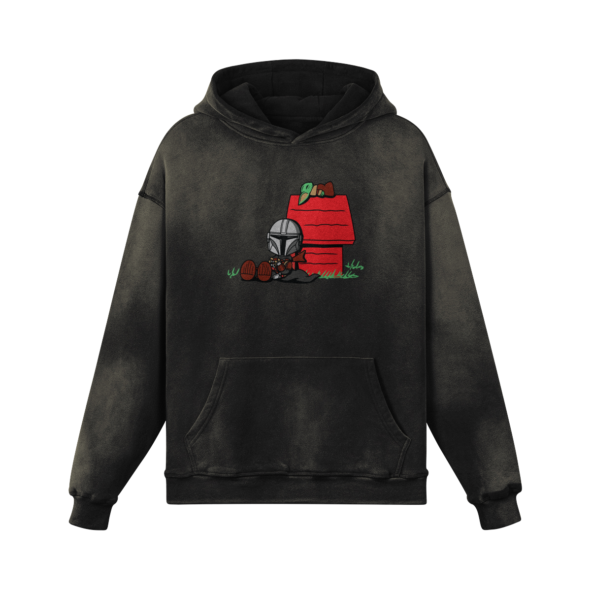 Mandalorian Snoopy Vintage Hoodie