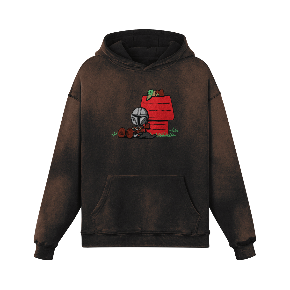 Mandalorian Snoopy Vintage Hoodie