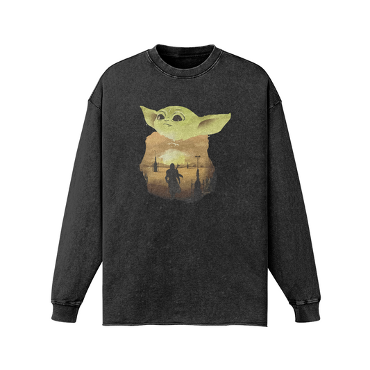 Baby Yoda v2 Vintage Long Sleeve