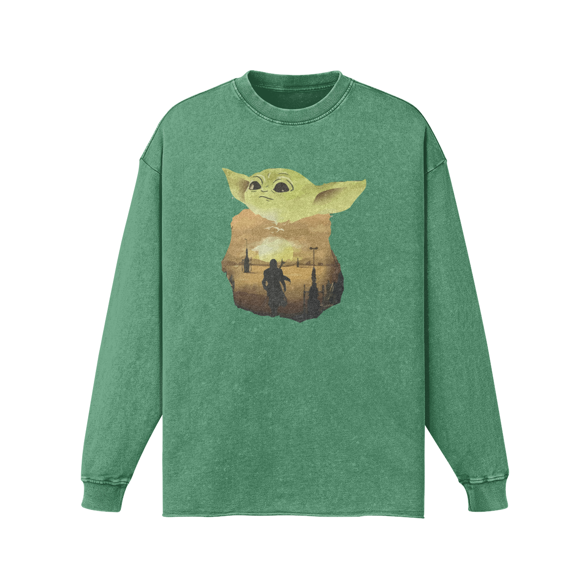 Baby Yoda v2 Vintage Long Sleeve