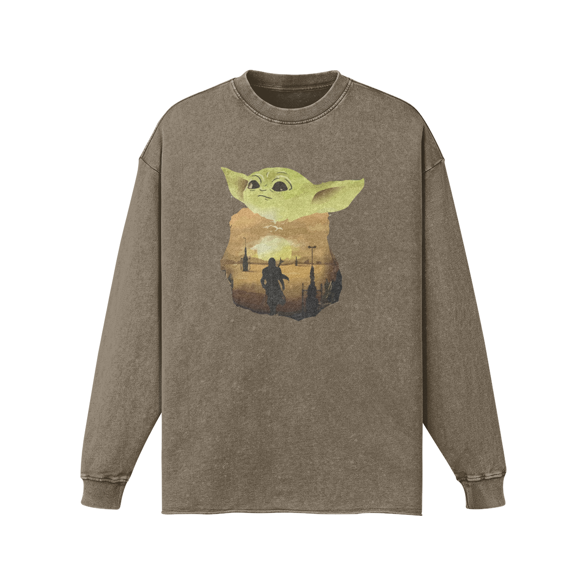 Baby Yoda v2 Vintage Long Sleeve