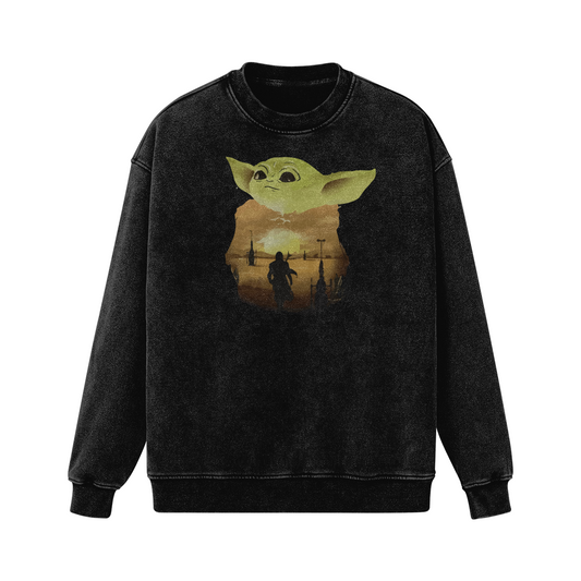 Baby Yoda v2 Vintage Sweatshirt