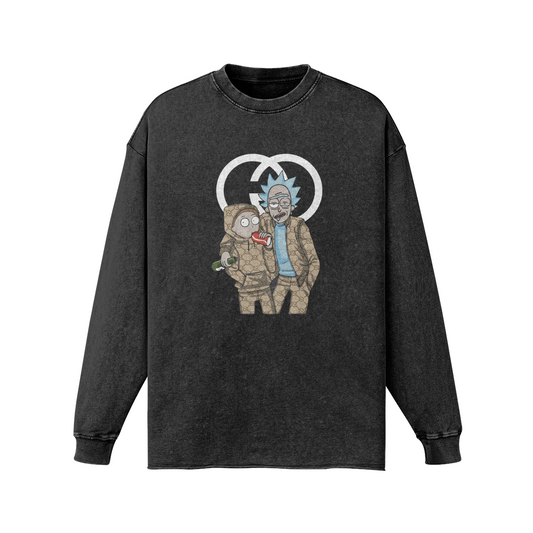 Rick & Morty Gucci Vintage Long Sleeve