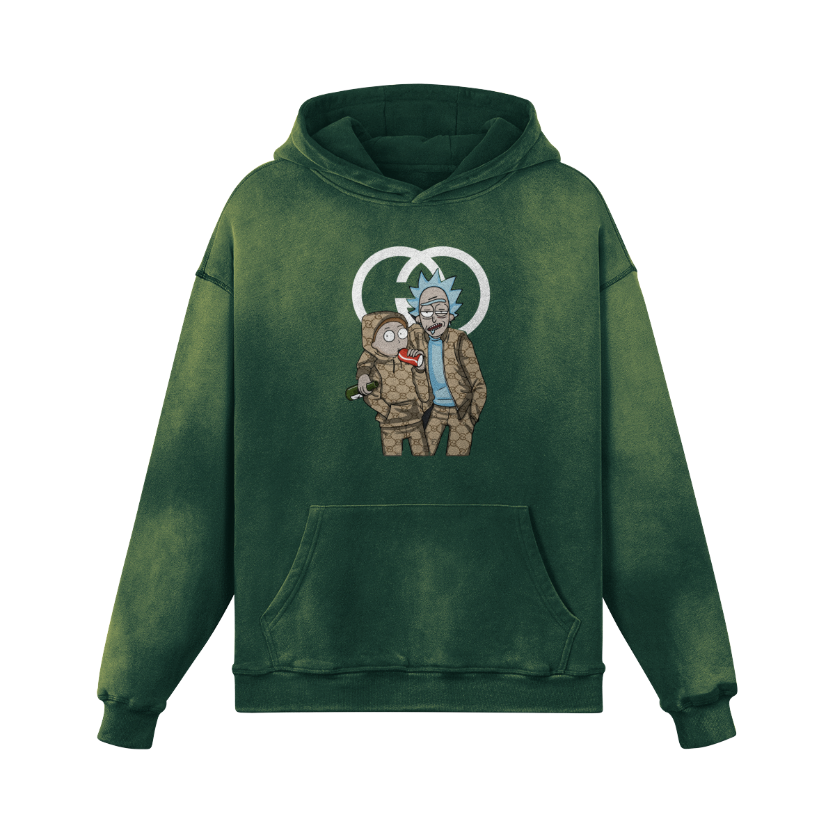 Rick & Morty Gucci Vintage Hoodie