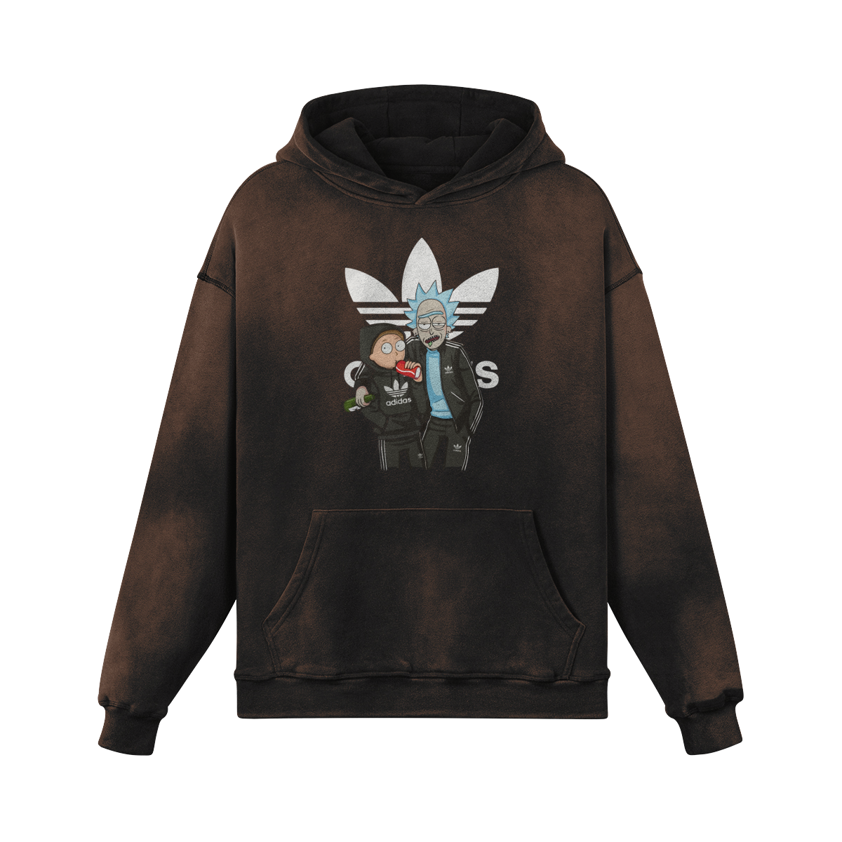 Rick & Morty Adidas Vintage Hoodie