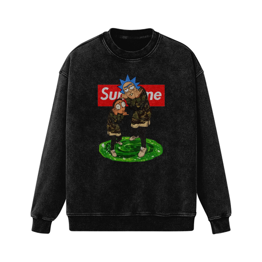 Rick & Morty Supreme Vintage Sweatshirt