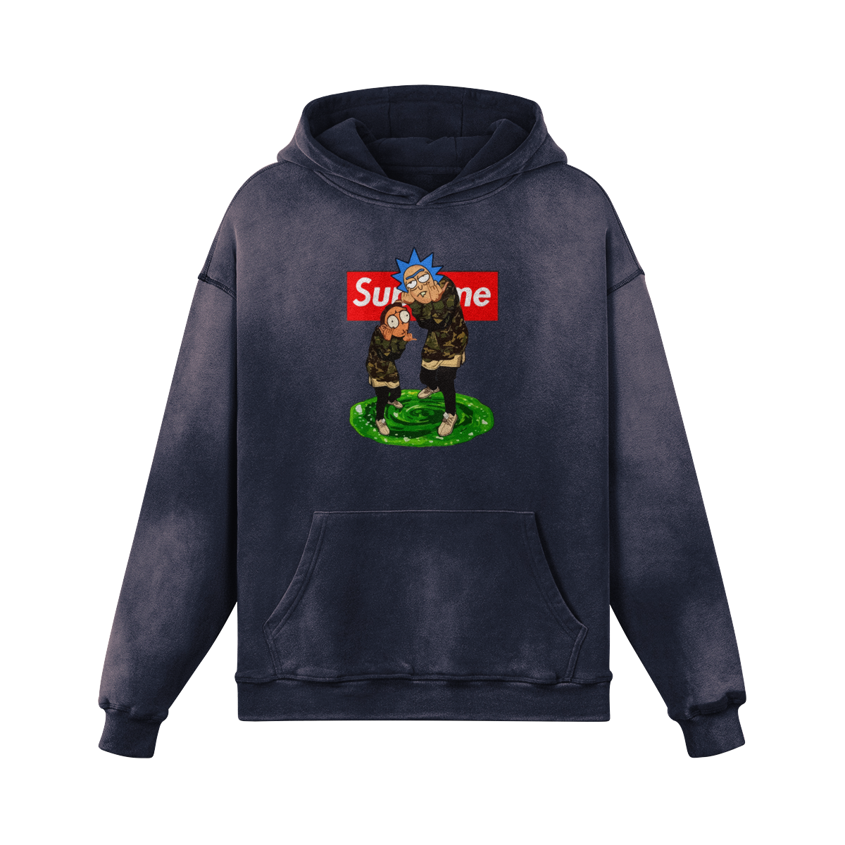 Rick & Morty Supreme Vintage Hoodie