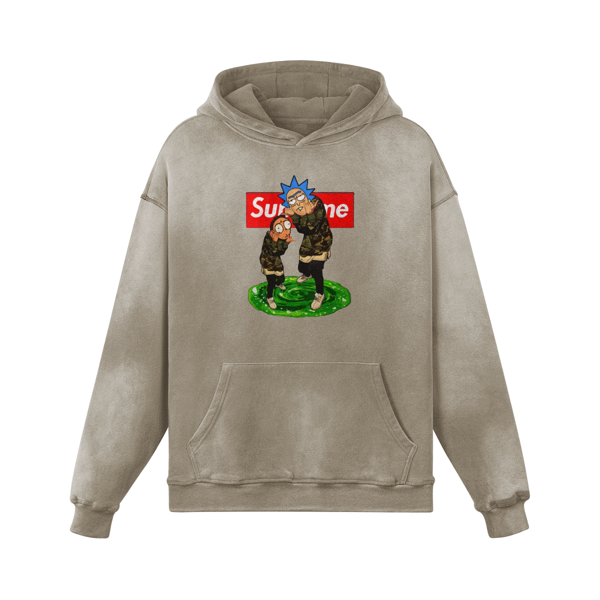 Rick & Morty Supreme Vintage Hoodie