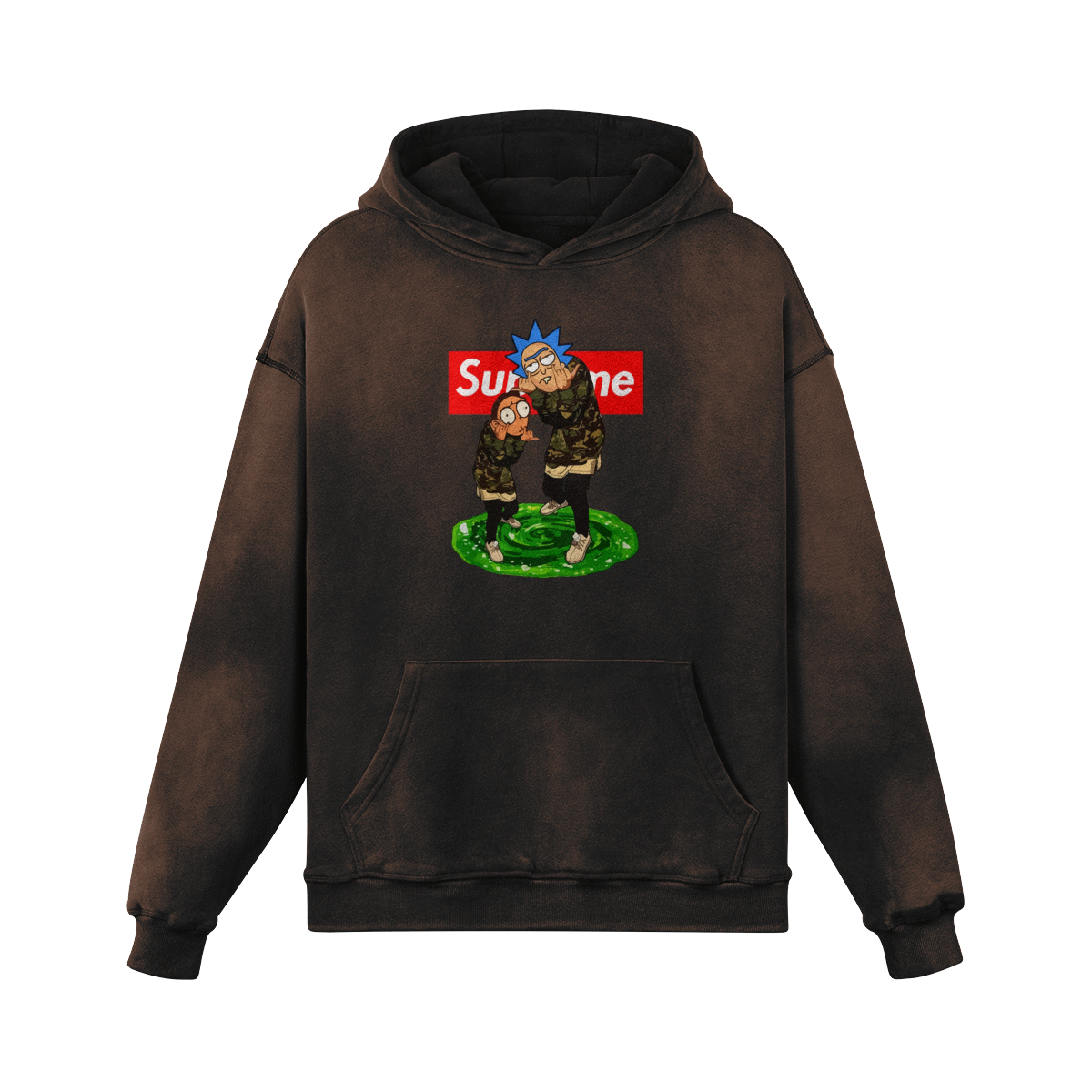 Rick & Morty Supreme Vintage Hoodie