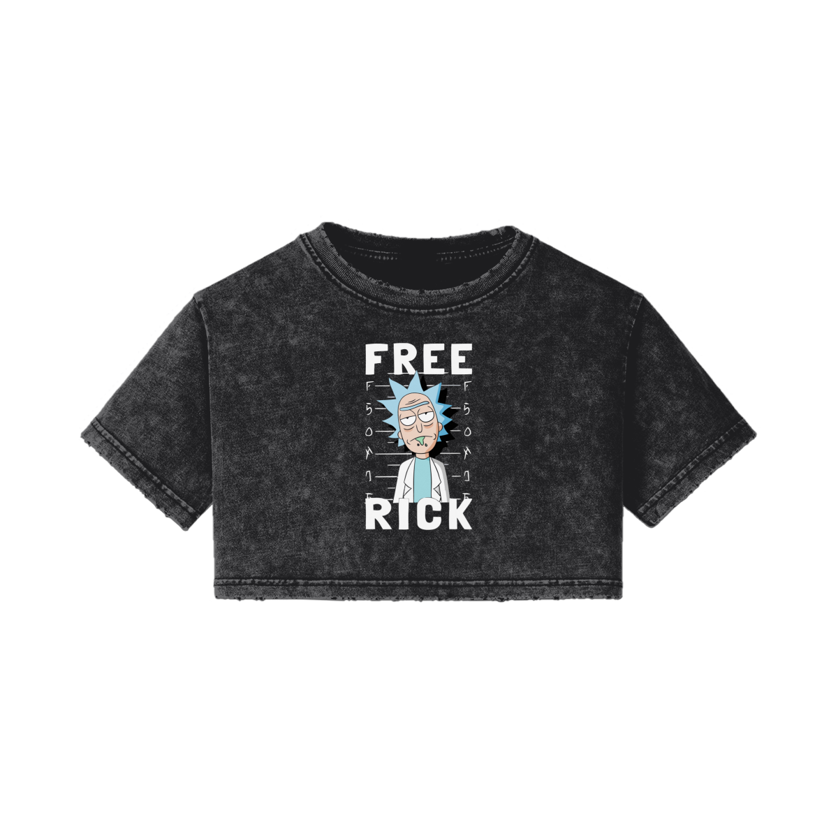 Free Rick Vintage Cropped Tee