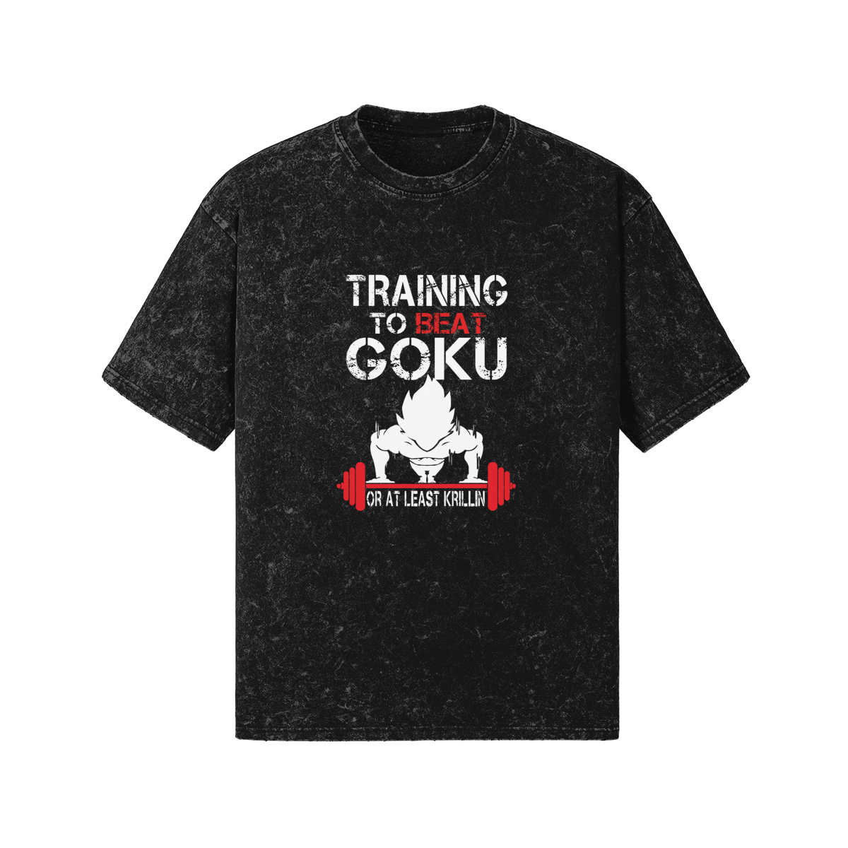 Training To Beat Goku Raw Vintage Tee