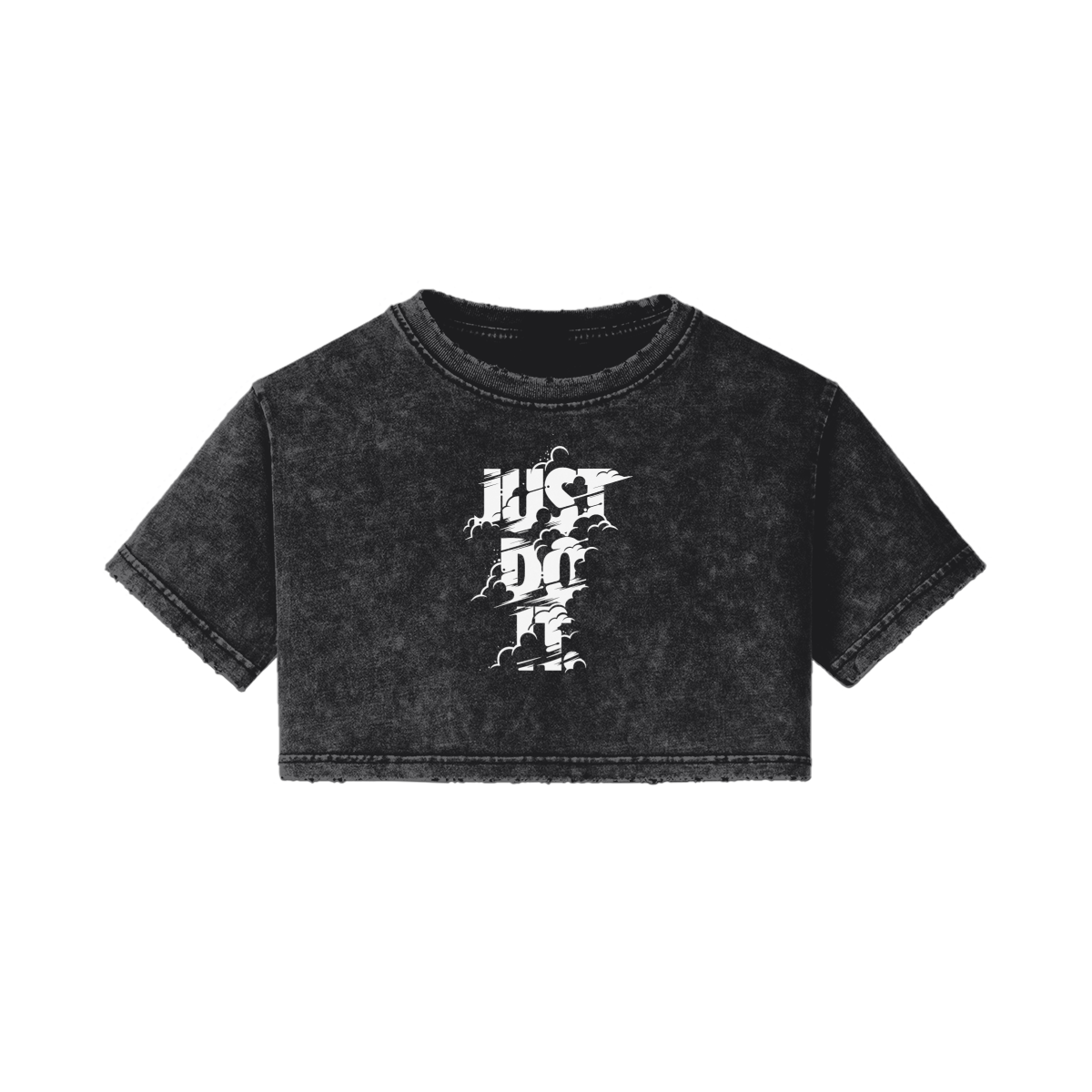 Just Do It Vintage Cropped Tee