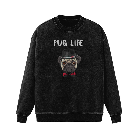 Pug Life Vintage Sweatshirt