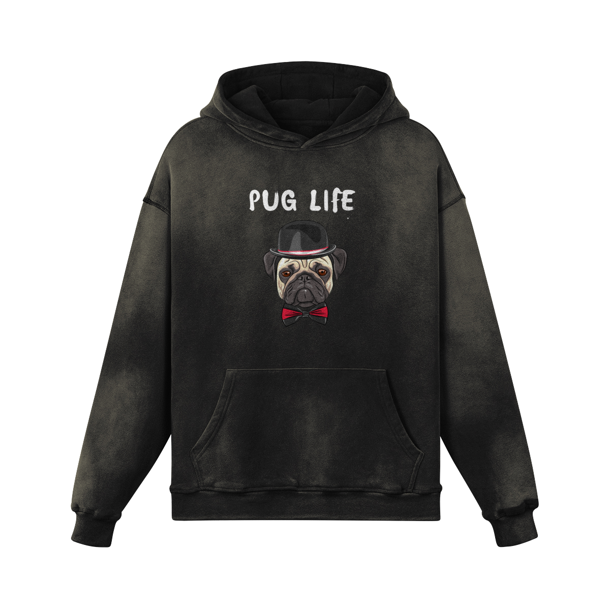 Pug Life Vintage Hoodie