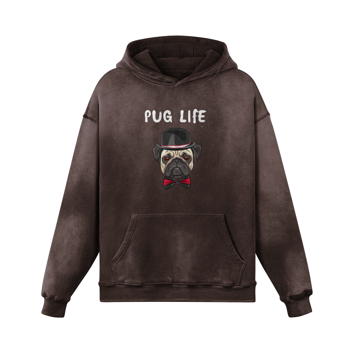 Pug Life Vintage Hoodie